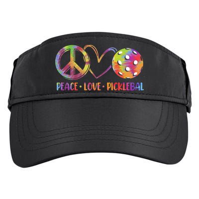 Funny Pickleball Gift Retired Ladies Peace Love Pickleball Gift Adult Drive Performance Visor