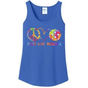 Funny Pickleball Gift Retired Ladies Peace Love Pickleball Gift Ladies Essential Tank