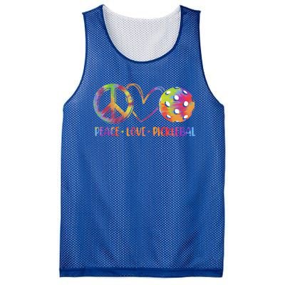 Funny Pickleball Gift Retired Ladies Peace Love Pickleball Gift Mesh Reversible Basketball Jersey Tank