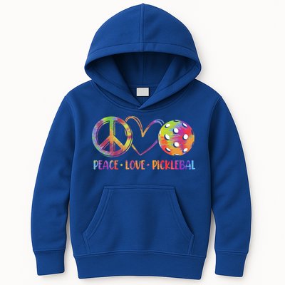 Funny Pickleball Gift Retired Ladies Peace Love Pickleball Gift Kids Hoodie