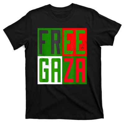 Free Palestine Gaza Palestinian Flag Peace T-Shirt