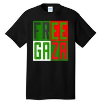 Free Palestine Gaza Palestinian Flag Peace Tall T-Shirt