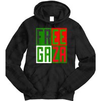 Free Palestine Gaza Palestinian Flag Peace Tie Dye Hoodie