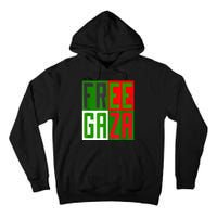 Free Palestine Gaza Palestinian Flag Peace Tall Hoodie