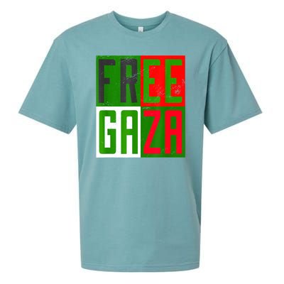 Free Palestine Gaza Palestinian Flag Peace Sueded Cloud Jersey T-Shirt