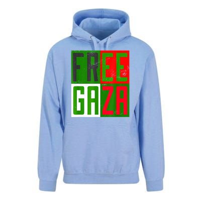 Free Palestine Gaza Palestinian Flag Peace Unisex Surf Hoodie