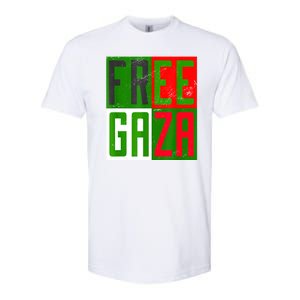 Free Palestine Gaza Palestinian Flag Peace Softstyle CVC T-Shirt