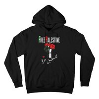 Free Palestine Gaza Flag Arabic Freedom for Palestinians Hoodie