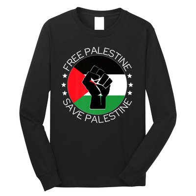 Free Palestine Gaza Palestinian Long Sleeve Shirt