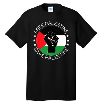 Free Palestine Gaza Palestinian Tall T-Shirt