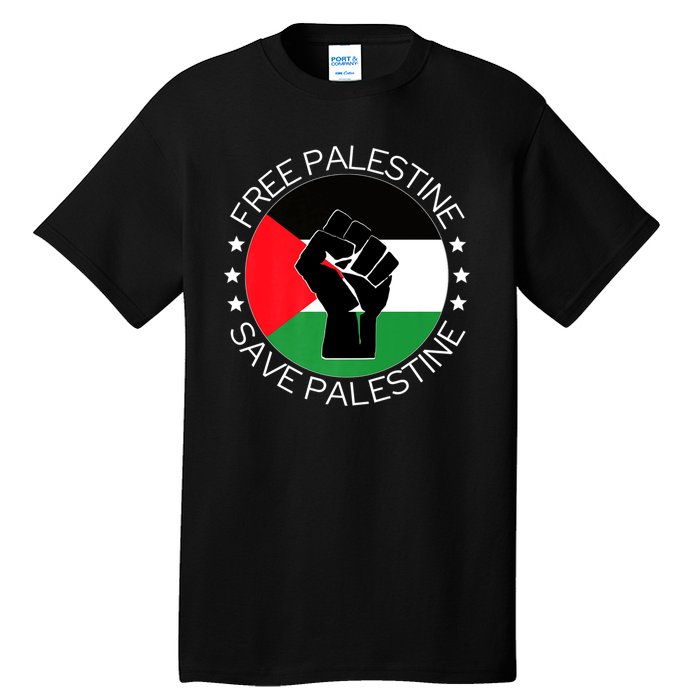 Free Palestine Gaza Palestinian Tall T-Shirt