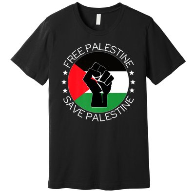 Free Palestine Gaza Palestinian Premium T-Shirt