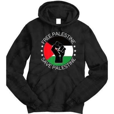 Free Palestine Gaza Palestinian Tie Dye Hoodie