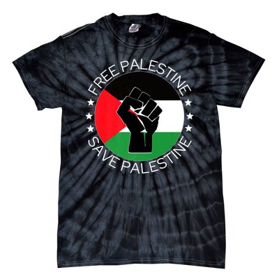 Free Palestine Gaza Palestinian Tie-Dye T-Shirt