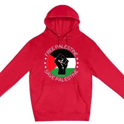 Free Palestine Gaza Palestinian Premium Pullover Hoodie