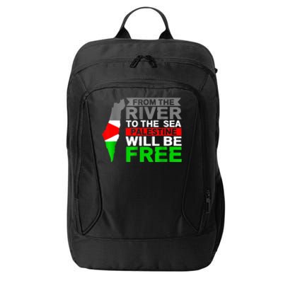 Free Palestine Gaza Palestinian Flag Peace City Backpack