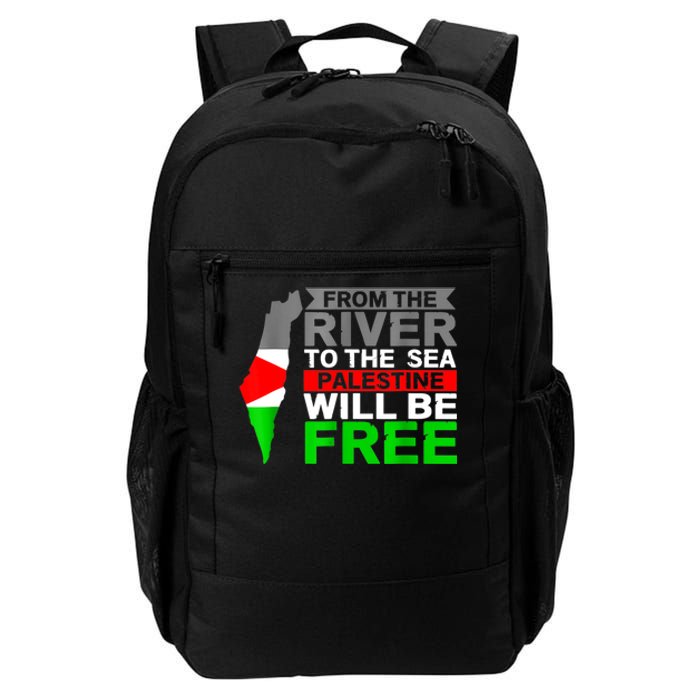 Free Palestine Gaza Palestinian Flag Peace Daily Commute Backpack