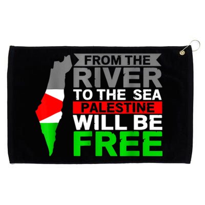 Free Palestine Gaza Palestinian Flag Peace Grommeted Golf Towel