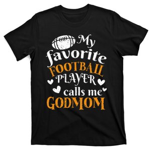 Football Player Godmom Cheer Godmother T-Shirt