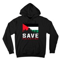 Free Palestine Gaza Flag Arabic Freedom For Palestinians Hoodie