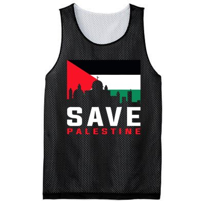 Free Palestine Gaza Flag Arabic Freedom For Palestinians Mesh Reversible Basketball Jersey Tank