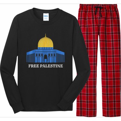 Free Palestine Gaza Palestinian Long Sleeve Pajama Set