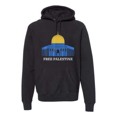 Free Palestine Gaza Palestinian Premium Hoodie