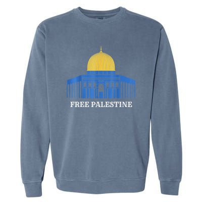 Free Palestine Gaza Palestinian Garment-Dyed Sweatshirt