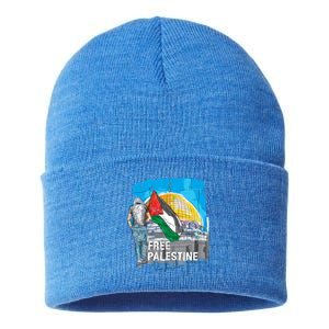 Free Palestine Gift Save Gaza Gift Sustainable Knit Beanie