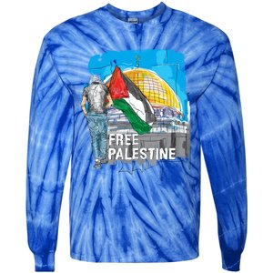 Free Palestine Gift Save Gaza Gift Tie-Dye Long Sleeve Shirt