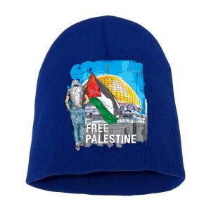 Free Palestine Gift Save Gaza Gift Short Acrylic Beanie