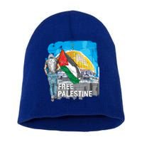 Free Palestine Gift Save Gaza Gift Short Acrylic Beanie