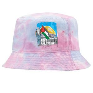 Free Palestine Gift Save Gaza Gift Tie-Dyed Bucket Hat