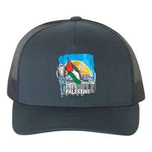 Free Palestine Gift Save Gaza Gift Yupoong Adult 5-Panel Trucker Hat