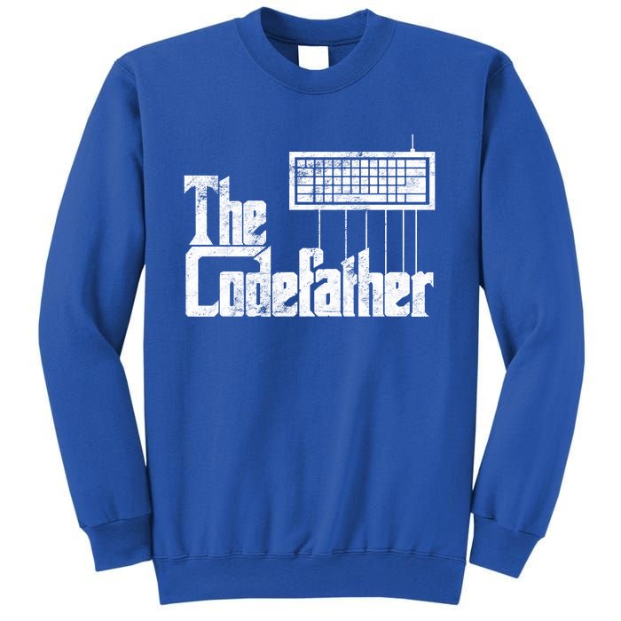 Funny Programmer Gift The Codefather Vintage Sweatshirt