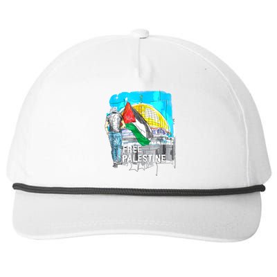 Free Palestine Gaza Palestinian Snapback Five-Panel Rope Hat