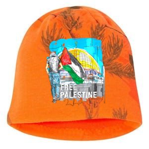 Free Palestine Gaza Palestinian Kati - Camo Knit Beanie