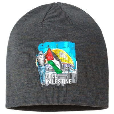 Free Palestine Gaza Palestinian Sustainable Beanie