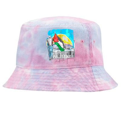 Free Palestine Gaza Palestinian Tie-Dyed Bucket Hat