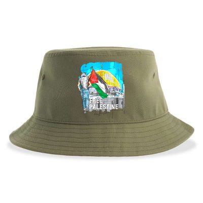 Free Palestine Gaza Palestinian Sustainable Bucket Hat