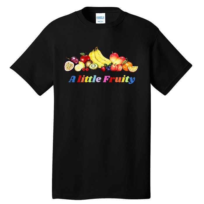 Fruity Pride Gay LGBTQ Fun Rainbow Colors Tall T-Shirt