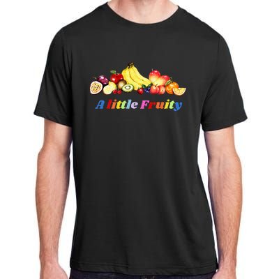 Fruity Pride Gay LGBTQ Fun Rainbow Colors Adult ChromaSoft Performance T-Shirt