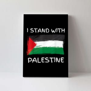 Free Palestine Gaza Flag I Stand With Palestine Freedom Canvas