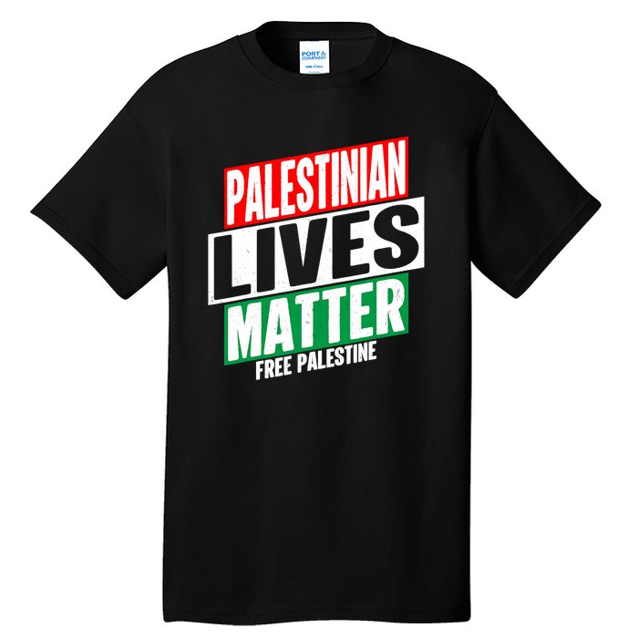 Free Palestine Gaza Palestinian Lives Matter Tall T-Shirt