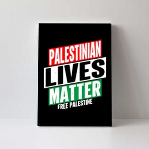 Free Palestine Gaza Palestinian Lives Matter Canvas