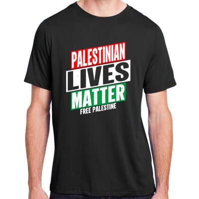 Free Palestine Gaza Palestinian Lives Matter Adult ChromaSoft Performance T-Shirt