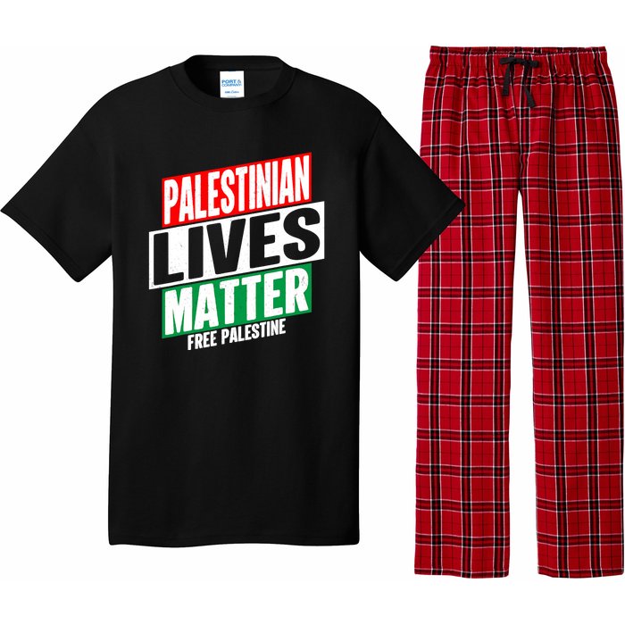 Free Palestine Gaza Palestinian Lives Matter Pajama Set