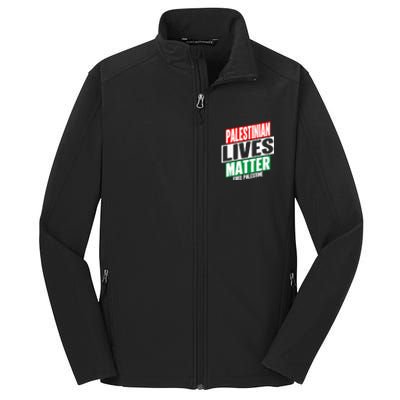 Free Palestine Gaza Palestinian Lives Matter Core Soft Shell Jacket