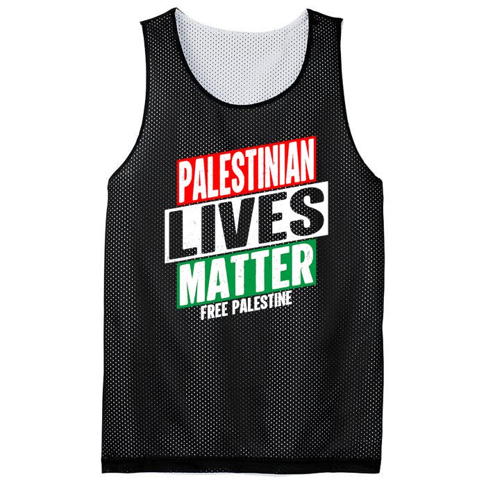 Free Palestine Gaza Palestinian Lives Matter Mesh Reversible Basketball Jersey Tank