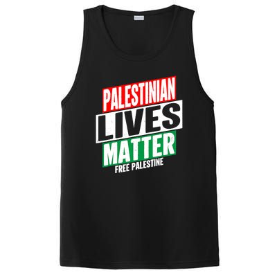 Free Palestine Gaza Palestinian Lives Matter PosiCharge Competitor Tank